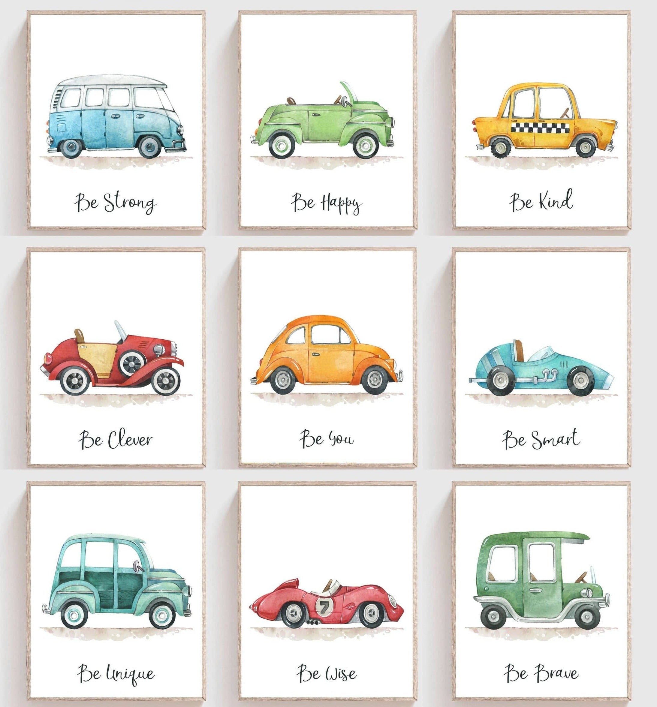 nursery art print baby nursery bedroom decor Car nursery decor - Nursery boy prints - Car nursery prints - Nursery boy decor - Boy room decor - Car nursery print - Baby boy nursery