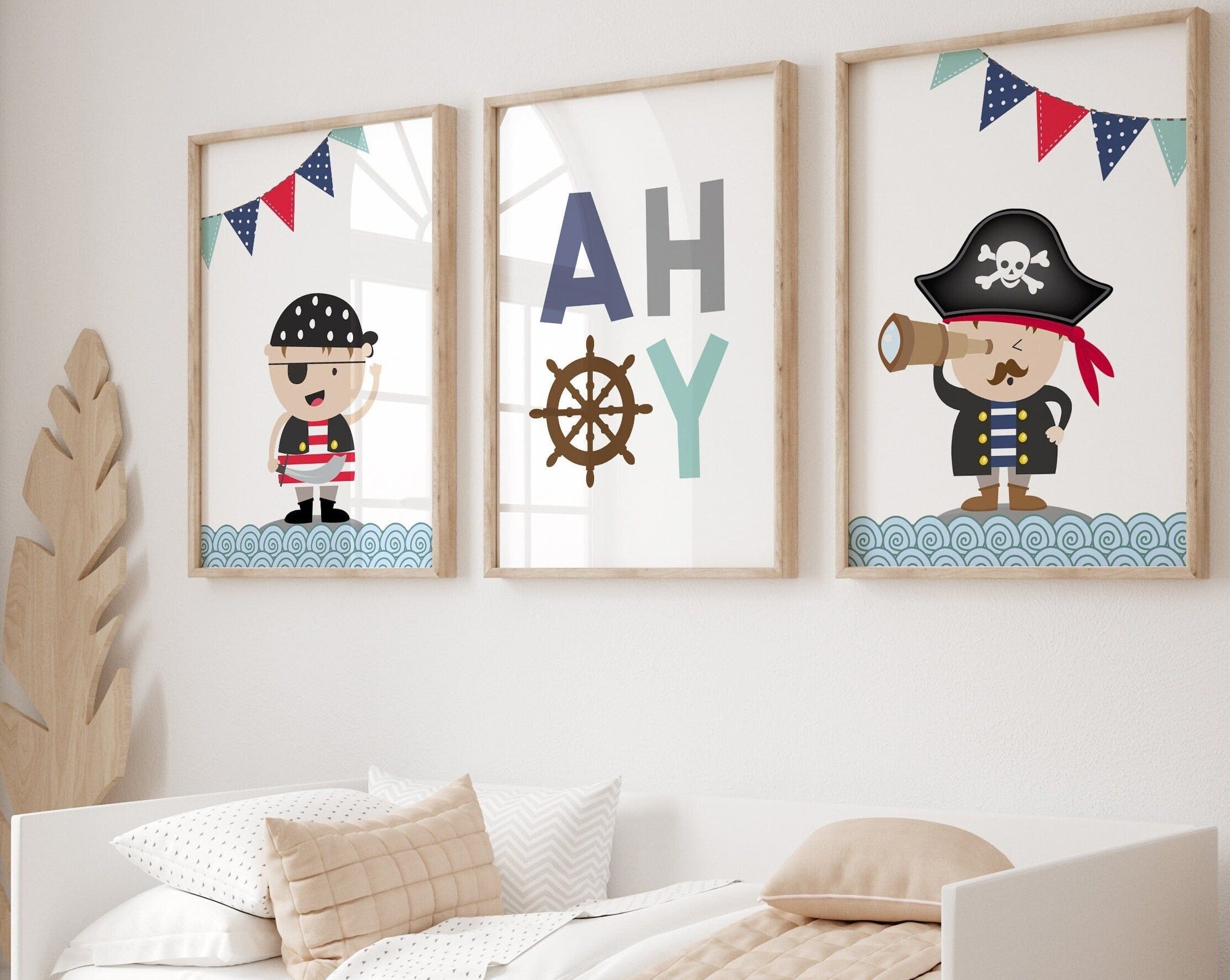 nursery art print baby nursery bedroom decor Pirate wall decor - Pirate Nursery decor - Boy wall art - Pirate wall art - Pirate bedroom decor - Pirate art print - Digital download