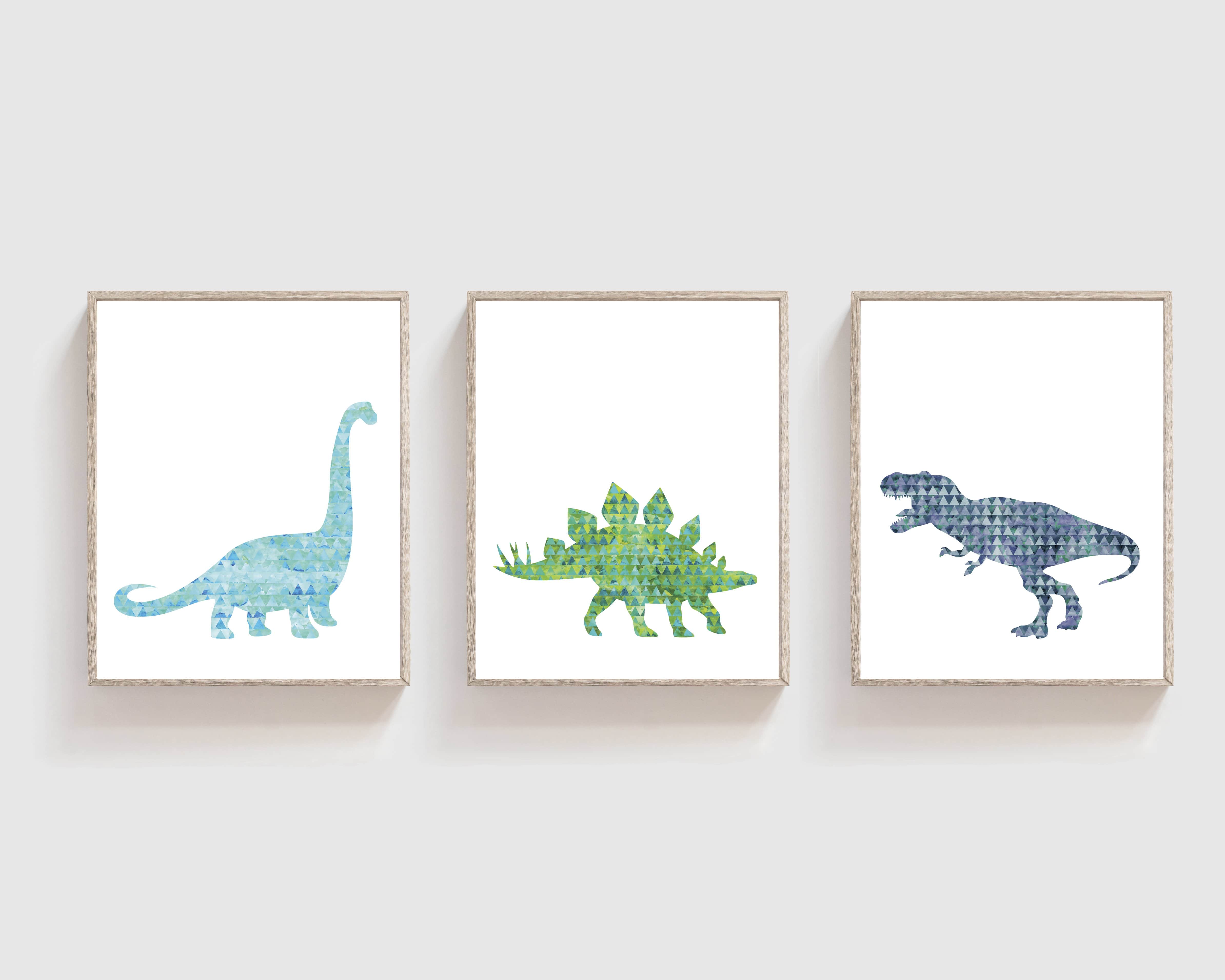 11x14 Dinosaur nursery prints - Dinosaur boy room - Printable dinosaur wall art - Dinosaur print set - Dinosaur art printable - Dinosaur decor nursery art print baby nursery bedroom decor