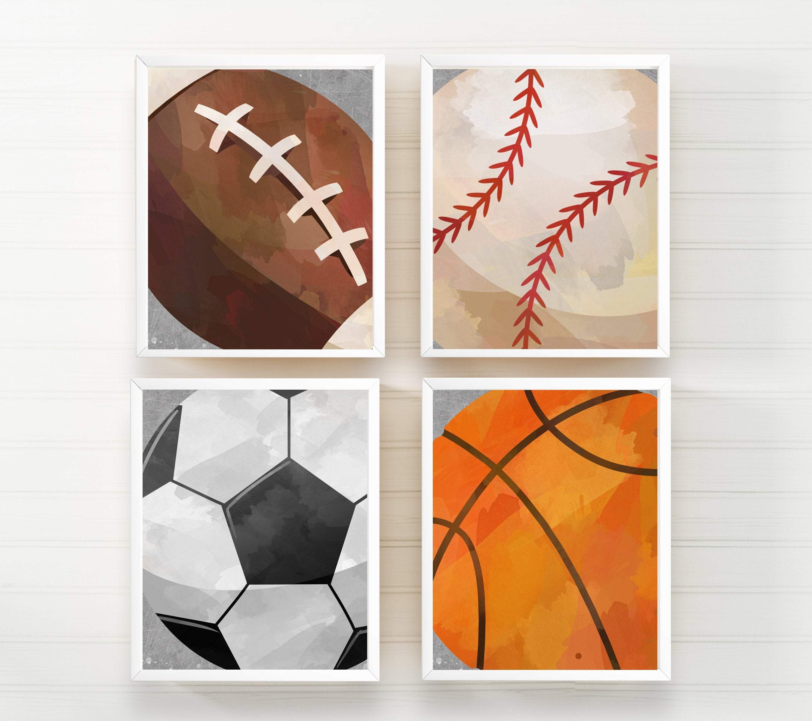 5x7 Sport wall art - Sports print - Boy room decor - Boys sport wall decor - Sports printable wall art - Boy room printables - Sport poster nursery art print baby nursery bedroom decor