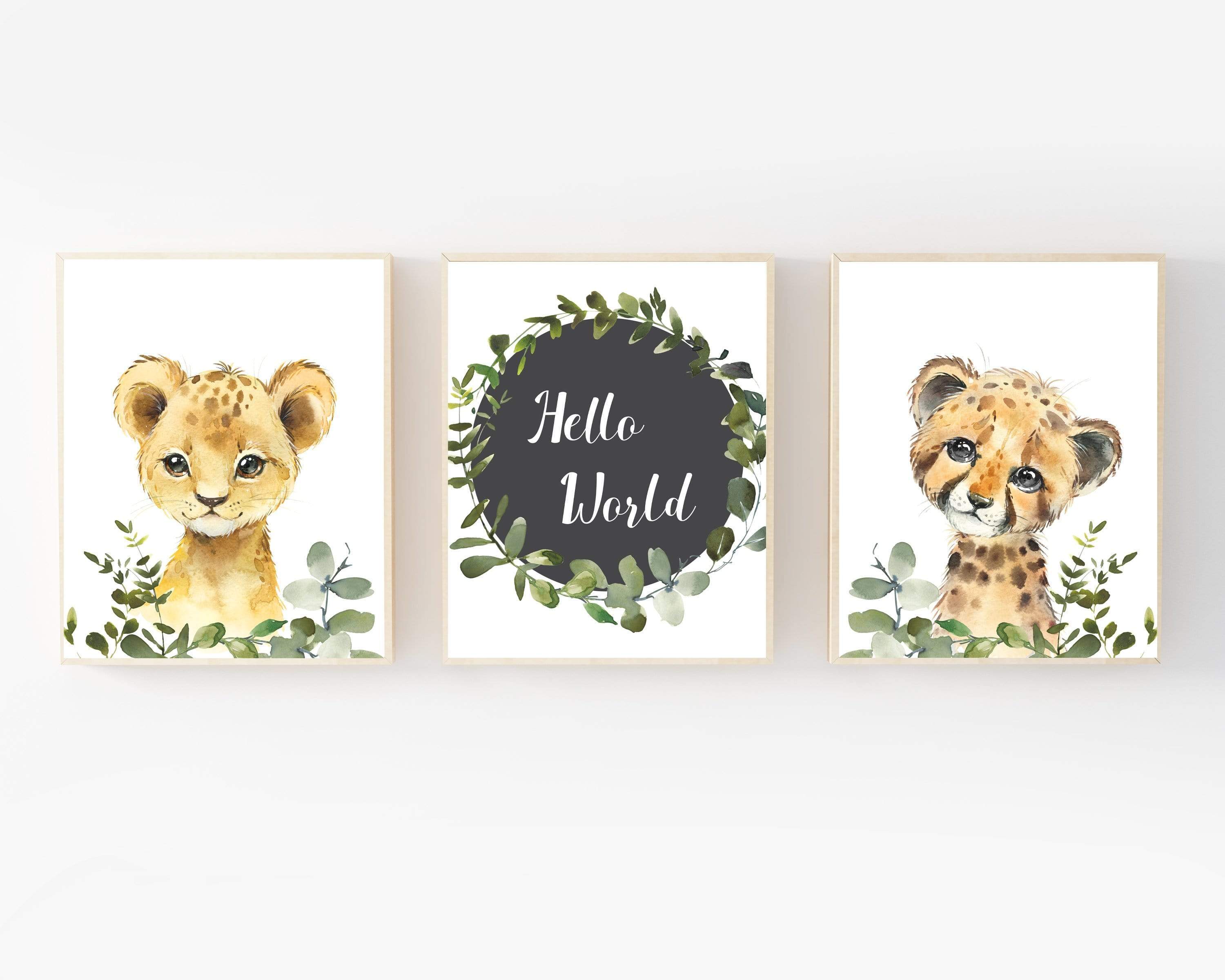 8x10 Baby boy safari nursery | Baby animal prints | Jungle art print | Printable wall art nursery art print baby nursery bedroom decor
