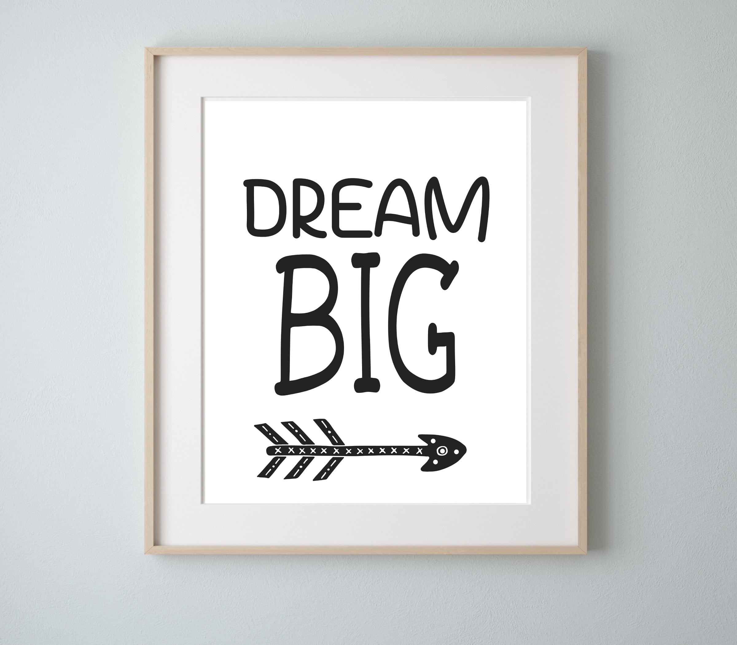 nursery art print baby nursery bedroom decor Dream big little one print - Dream big print - Black and white wall art - Kids decor - Nursery printables - Nursery room wall art -H2269