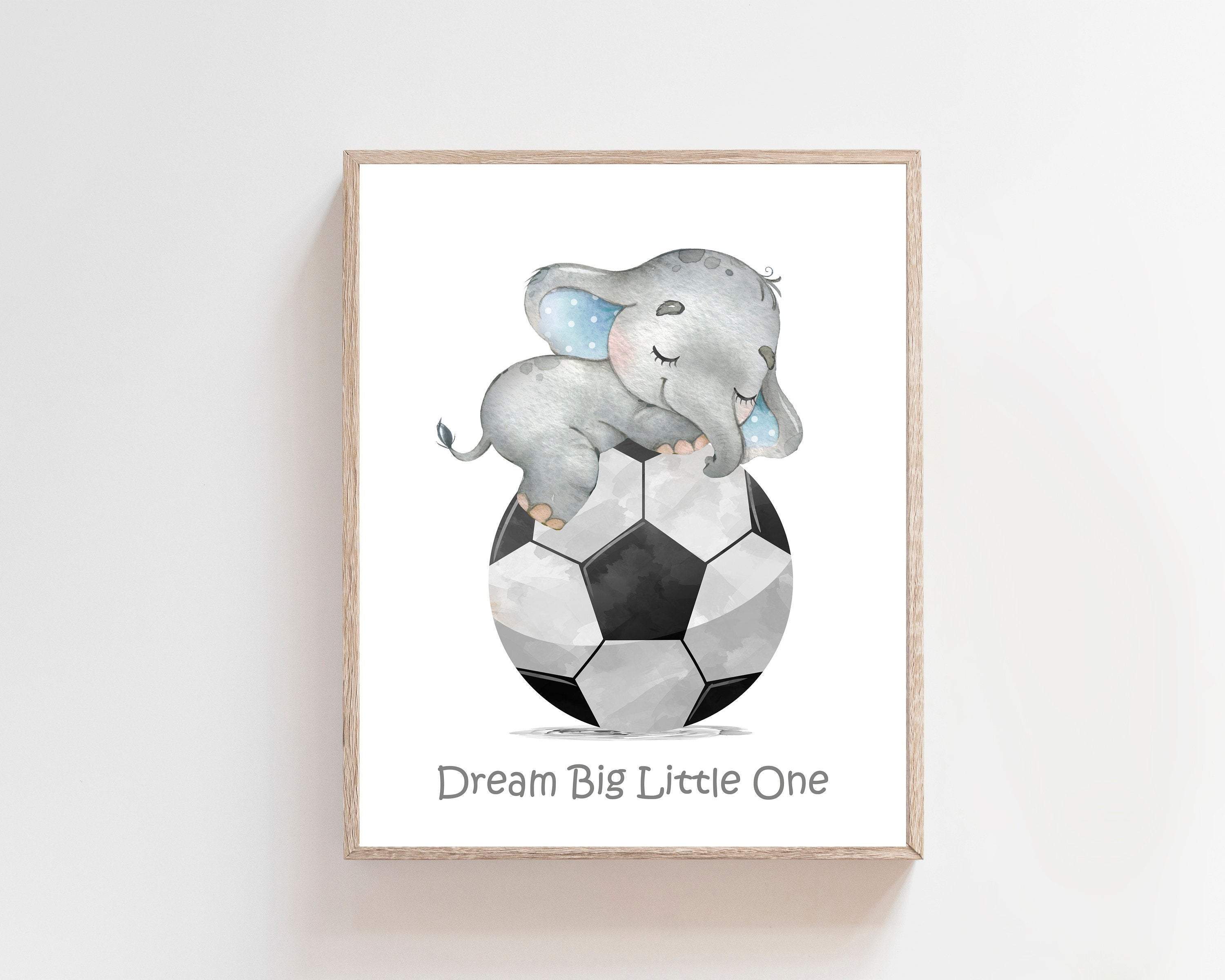 8x10 Nursery sports print - Baby boy nursery decor - Soccer prints for boys room - Sports printable - Boys room decor - Sports poster - H2476 nursery art print baby nursery bedroom decor