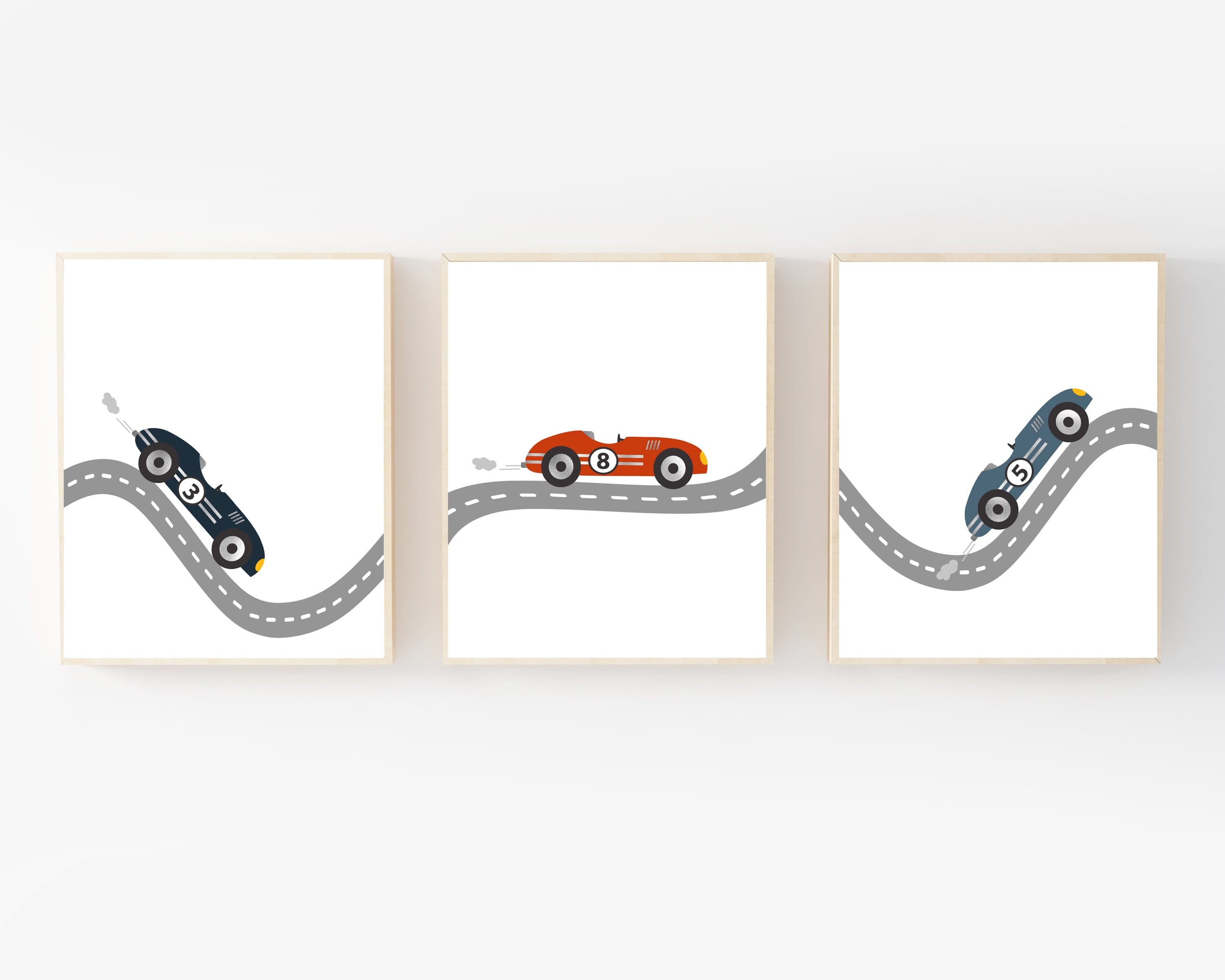 8x10 Race car wall art - Race car nursery - Race car boy room decor - car bedroom - Boys bedroom decor - Car nursery decor - Race car baby nursery art print baby nursery bedroom decor