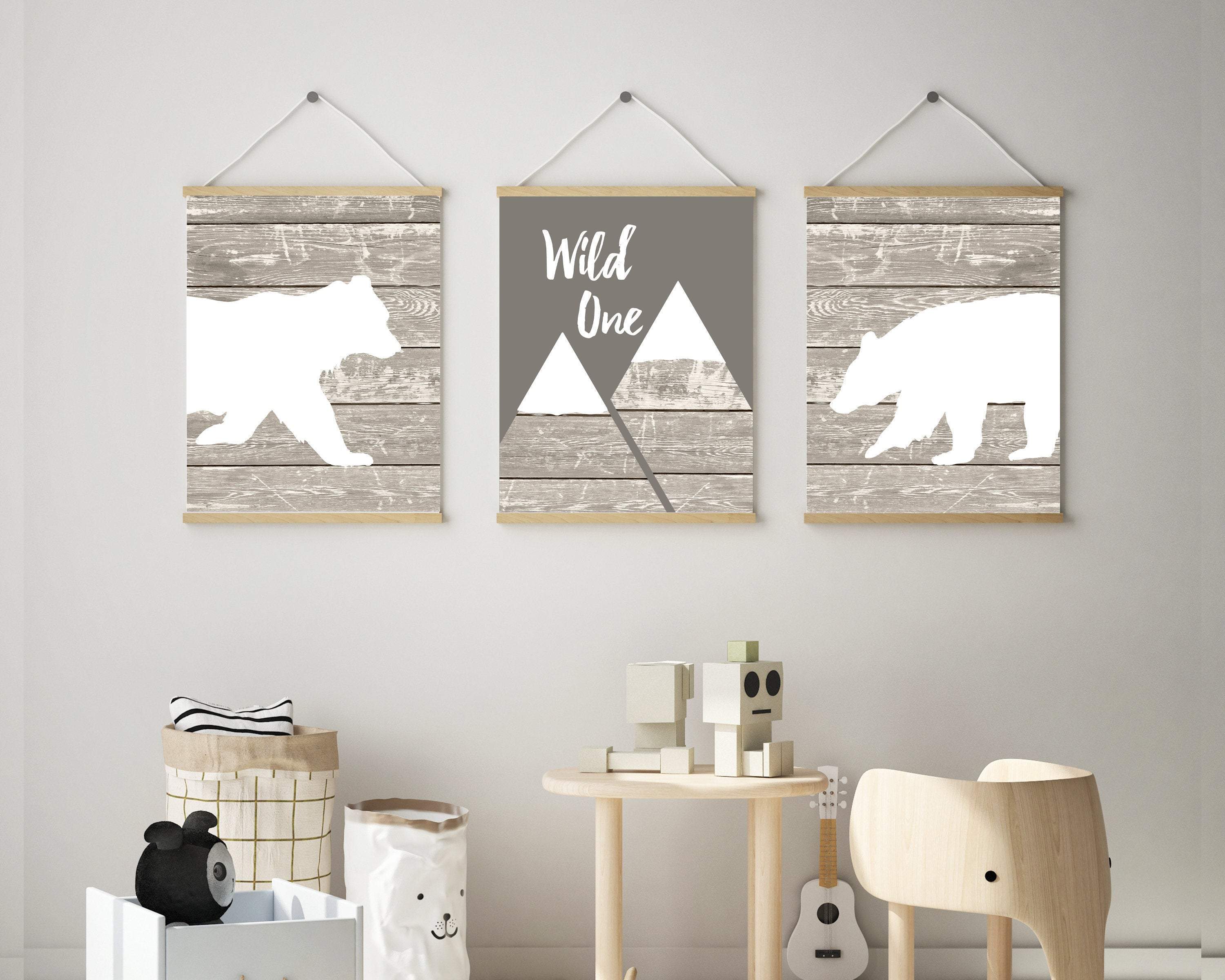 Bear art print - Baby boy nursery art - Woodland bear print - Boys room prints - Printable wall art - Wild one wall art - Forest Bear -H1330 nursery art print baby nursery bedroom decor