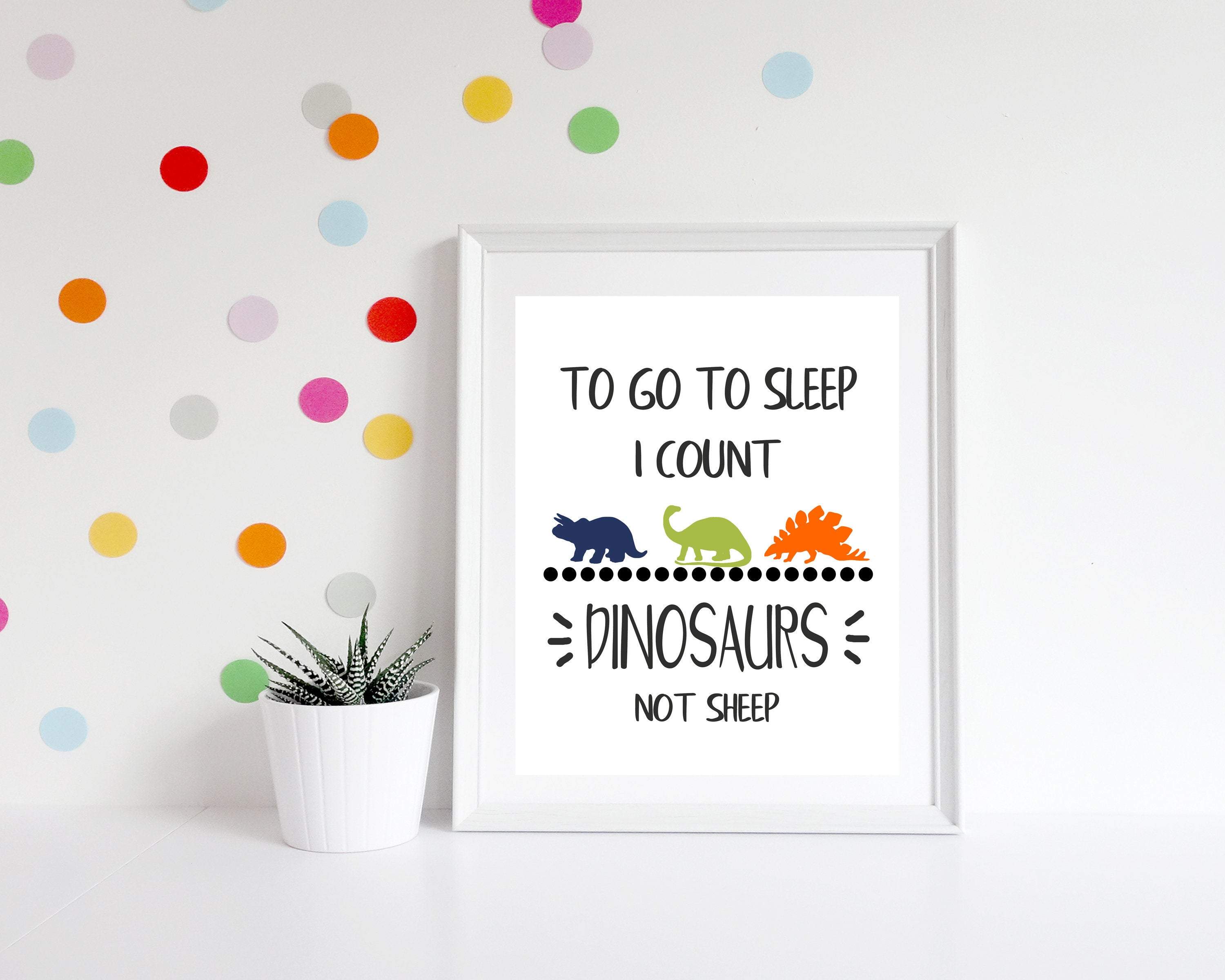 Dinosaur Nursery Wall Art - Dinosaur Quote - Kids Room Art nursery art print baby nursery bedroom decor