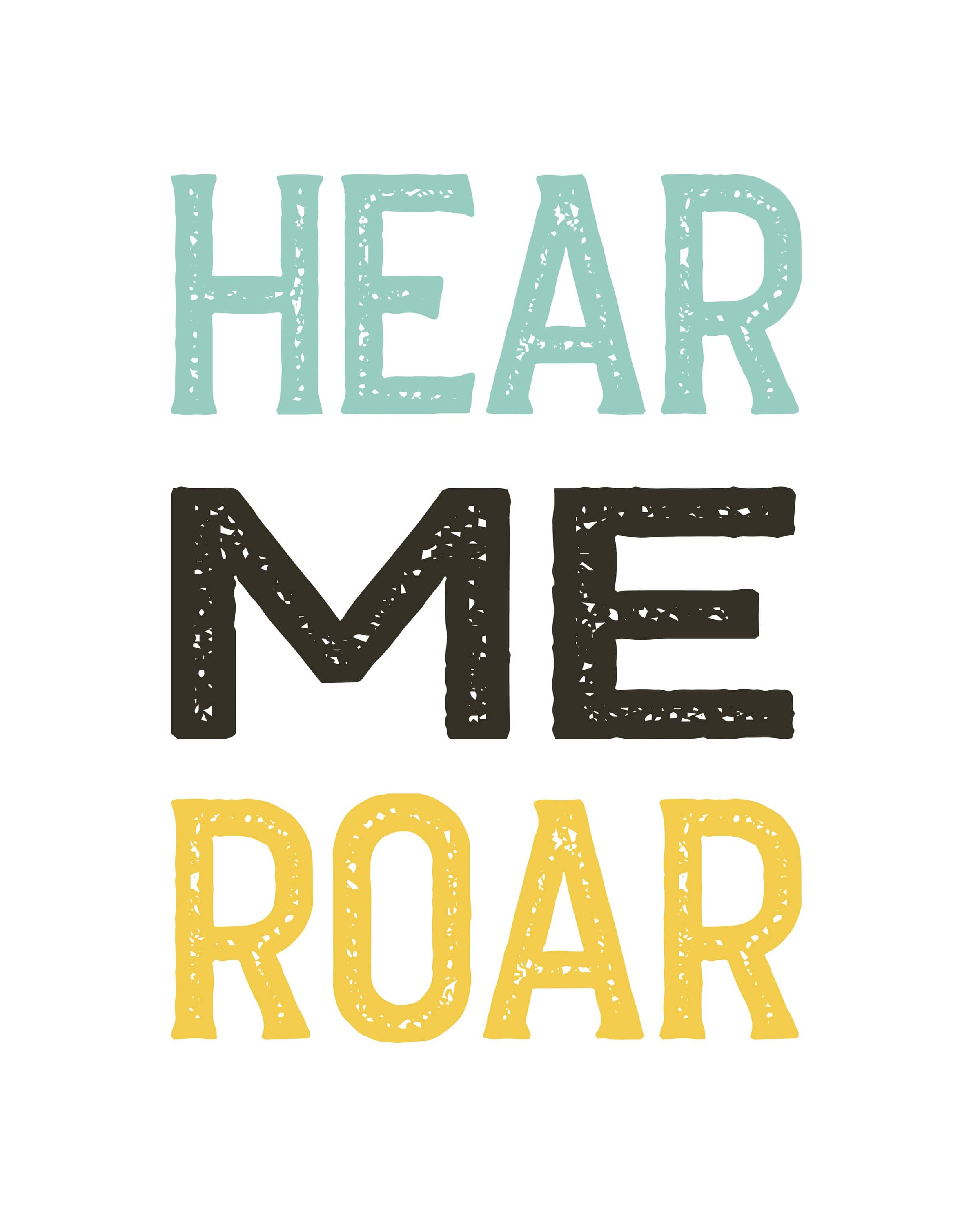 Dinosaur print set - Boys room wall art - Dinosaur wall art - Dinosaur printable wall art - Dinosaur art print - Hear my roar - Boys decor nursery art print baby nursery bedroom decor