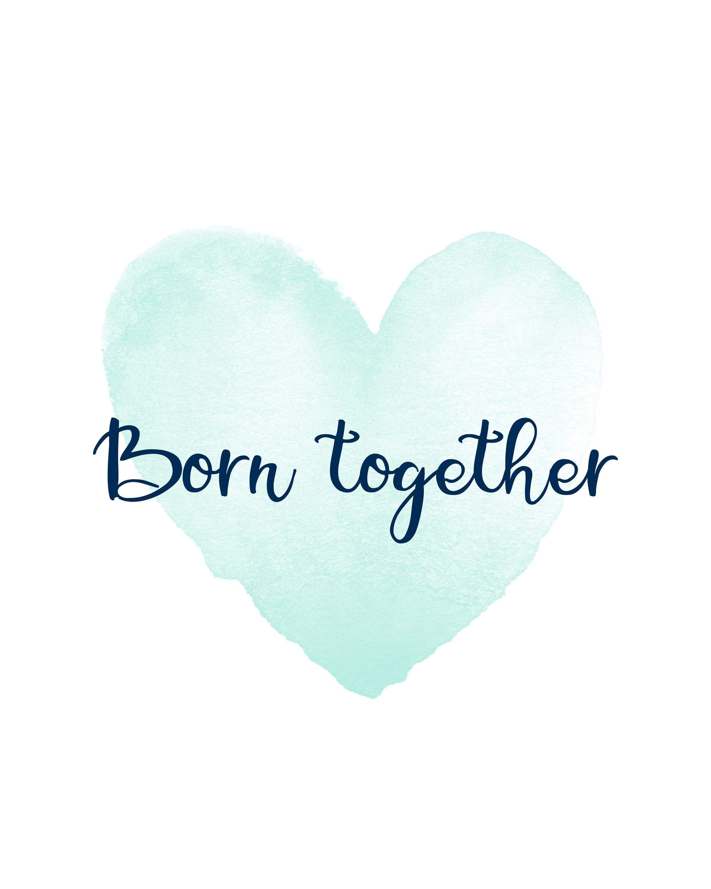 Twins nursery art - Twin boys art print - Twins gifts - Twins wall art - Twins wall decor - Baby twins gifts - Boy twin art - H1746 nursery art print baby nursery bedroom decor