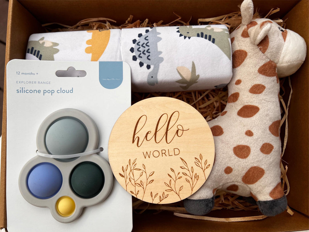 nursery art print baby nursery bedroom decor Baby Shower Gift Box, Gender Neutral Christmas Gift, New Baby Gift, Gender Reveal Gift, Pregnancy Gift, Family And Baby Gift Set, Box 25