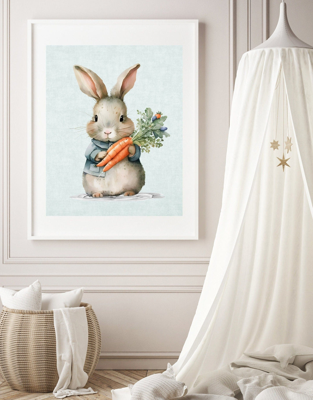 nursery art print baby nursery bedroom decor Bunny nursery print - Rabbit nursery wall art - Boys nursery decor - Baby boy wall decor - Bunny wall art - Bunny rabbit - Boys room decor