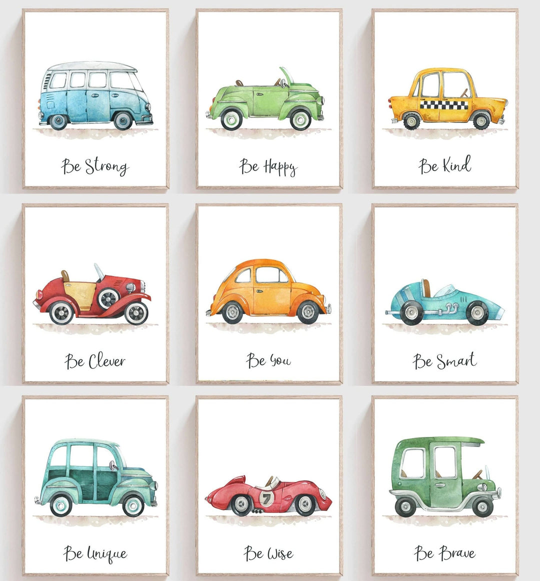 nursery art print baby nursery bedroom decor Car nursery decor - Nursery boy prints - Car nursery prints - Nursery boy decor - Boy room decor - Car nursery print - Baby boy nursery