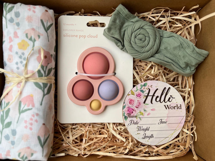 nursery art print baby nursery bedroom decor New Baby Christmas Gift Box, Baby Girls Gift, Baby Shower Gift, New Baby Gift, Pregnancy Gift, Family And Baby Gift Set, Box 29