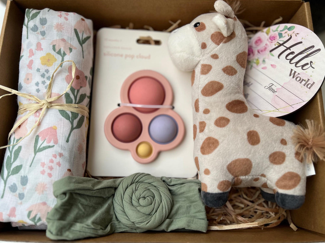 nursery art print baby nursery bedroom decor New Baby Christmas Gift Box, Baby Girls Gift, Baby Shower Gift, New Baby Gift, Pregnancy Gift, Family And Baby Gift Set, Box 29