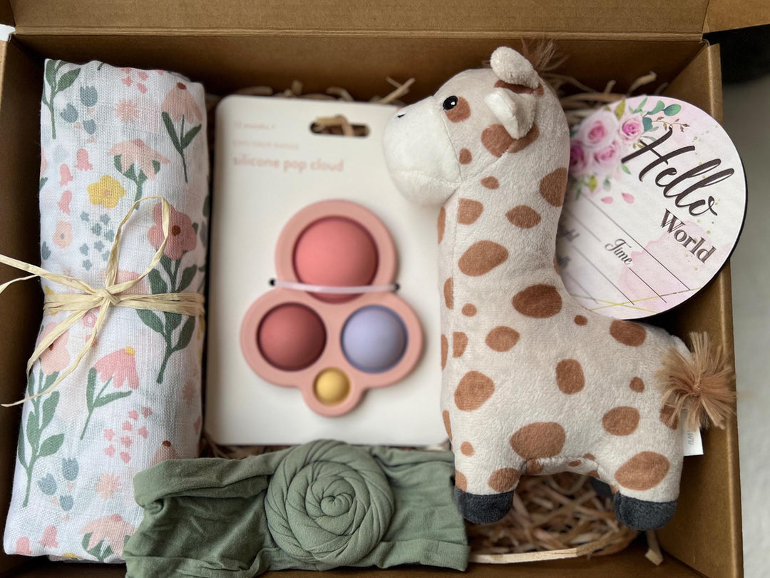 nursery art print baby nursery bedroom decor New Baby Christmas Gift Box, Baby Girls Gift, Baby Shower Gift, New Baby Gift, Pregnancy Gift, Family And Baby Gift Set, Box 29