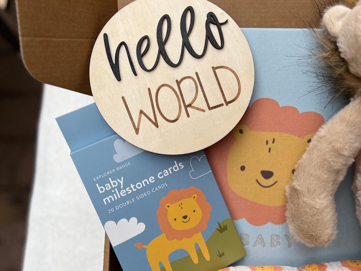 nursery art print baby nursery bedroom decor New Parents Gift Box, Gift for Boys, New Baby Gift, Gender Reveal Gift, Pregnancy Gift, Baby Gift Set With Blanket, Gift for Mom, Box-2