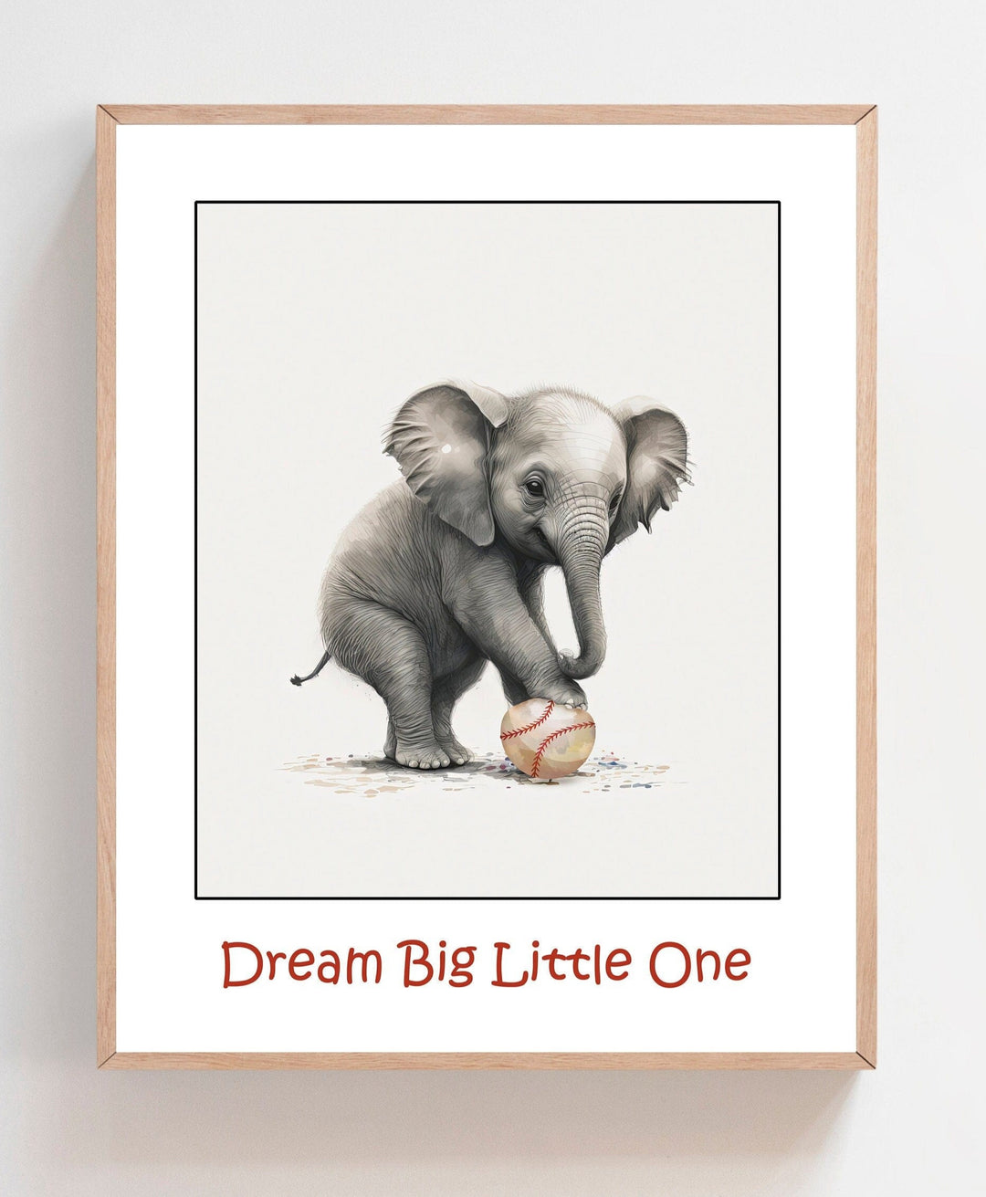 nursery art print baby nursery bedroom decor Nursery Baseball decor -  Baseball nursery - Sport nursery print - Boys room print - Animal sports nursery - Nursery sports decor - H2787