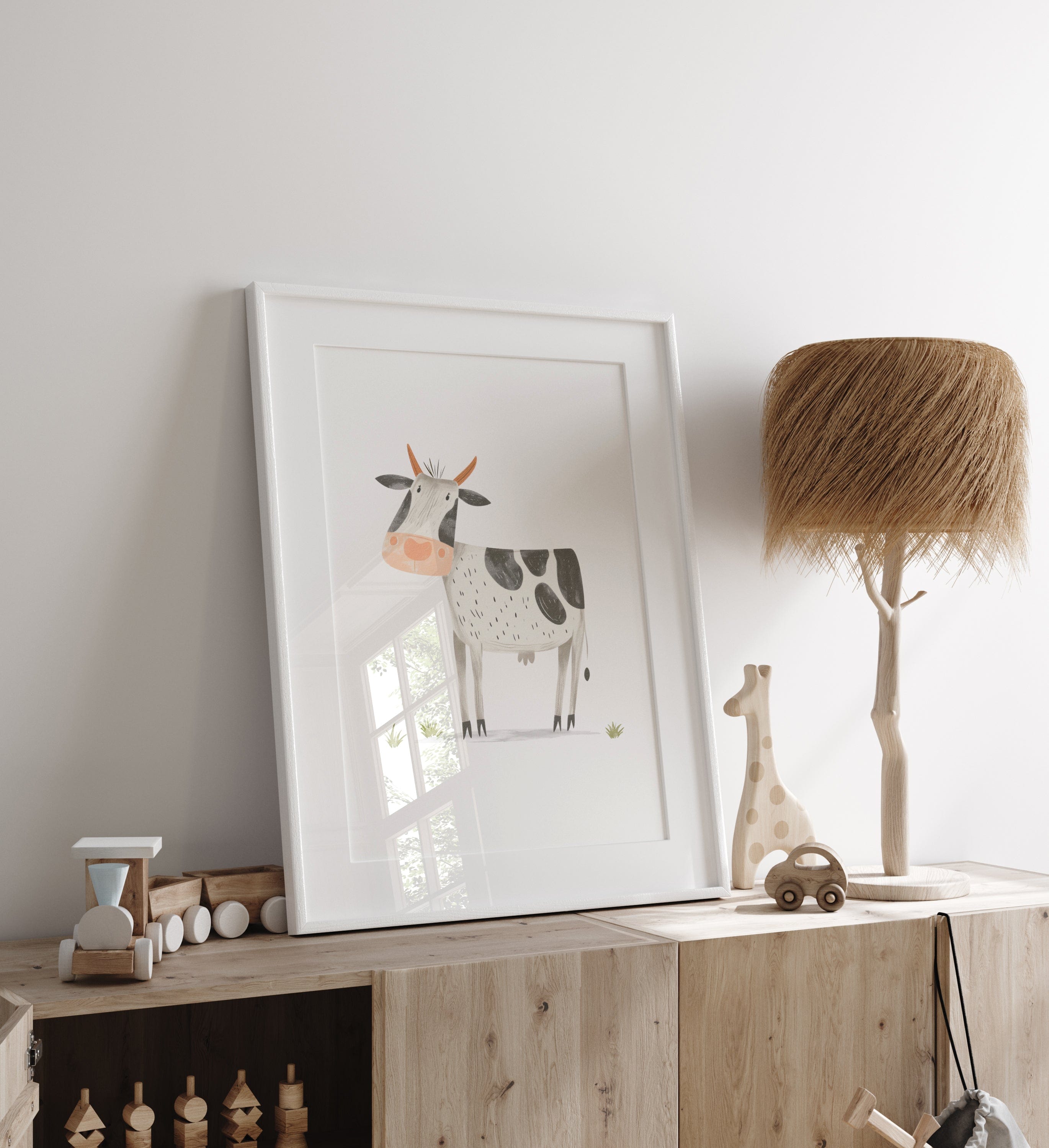 nursery art print baby nursery bedroom decor Farm Nursery Decor, Farm Nursery Print, Farm Animal Art Print, Farm Boy Room Wall Art, Farm Decor, Cow Print, digital Download, H3076