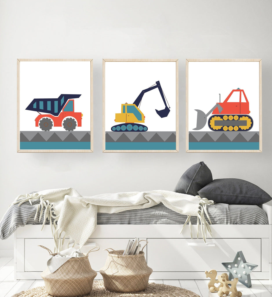 Truck nursery sales decor