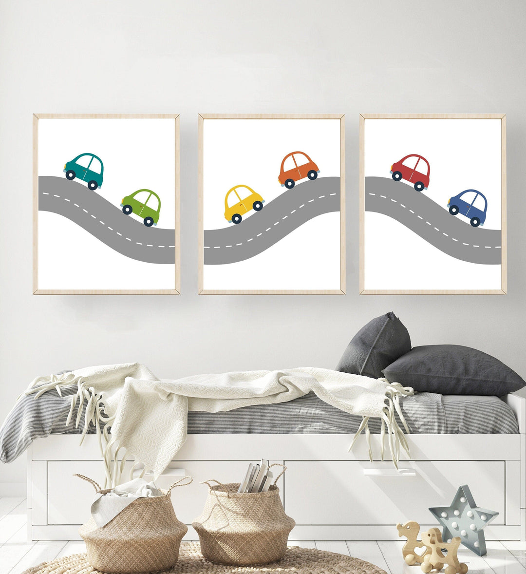 nursery art print baby nursery bedroom decor Car printable - Car wall art - Car art print - Boys room decor - Boy nursery art - Baby boy nursery art - Car nursery decor - DIGITAL FILE