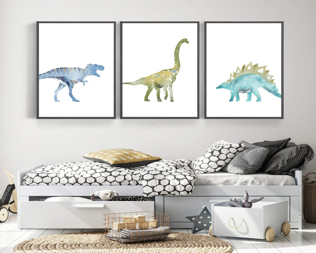 Dinosaur nursery decor - Dinosaur print - Boys bedroom decor - Dinosaur boys bedroom - Toddler boys room decor - Boys printable wall art nursery art print baby nursery bedroom decor