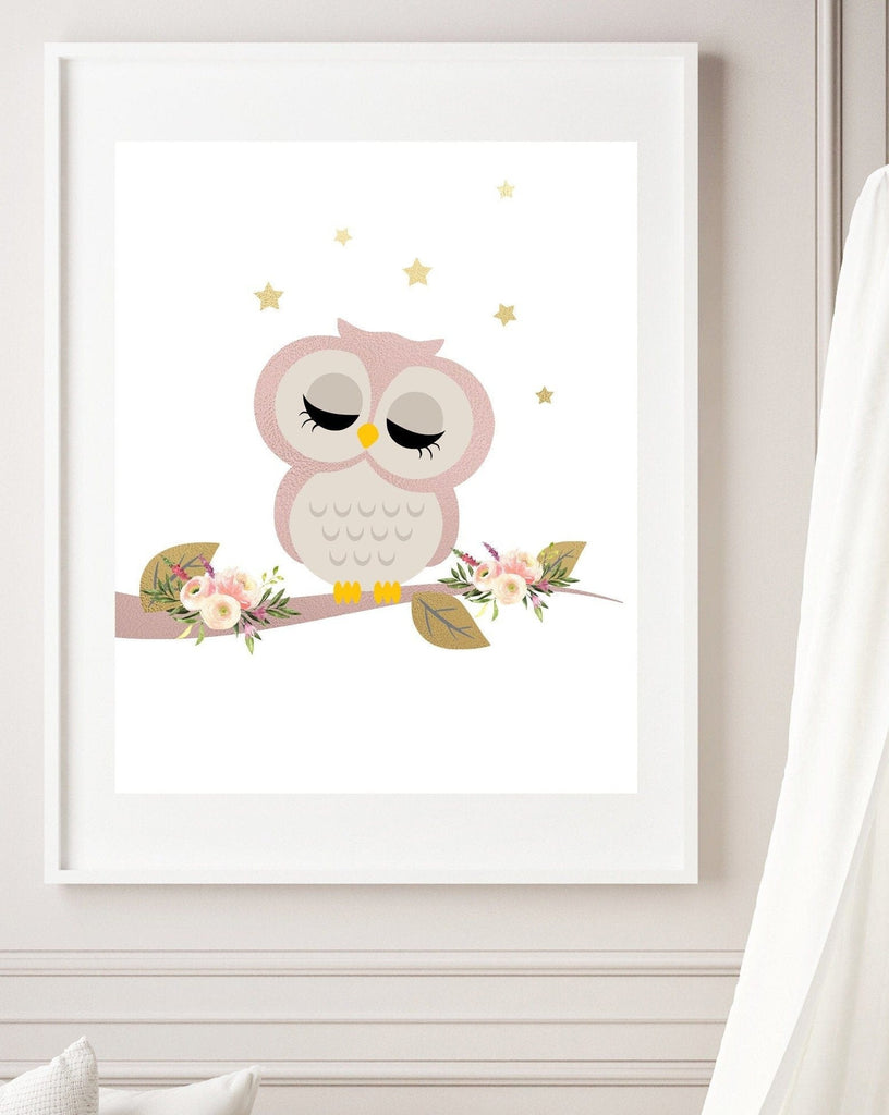 Owl decor for girl room discount
