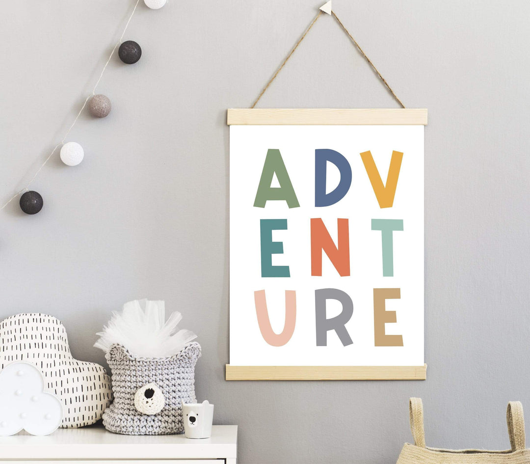 8x10 Adventure nursery decor. Adventure poster wall art. Scandinavian wall art. Kids art print. H2271 nursery art print baby nursery bedroom decor
