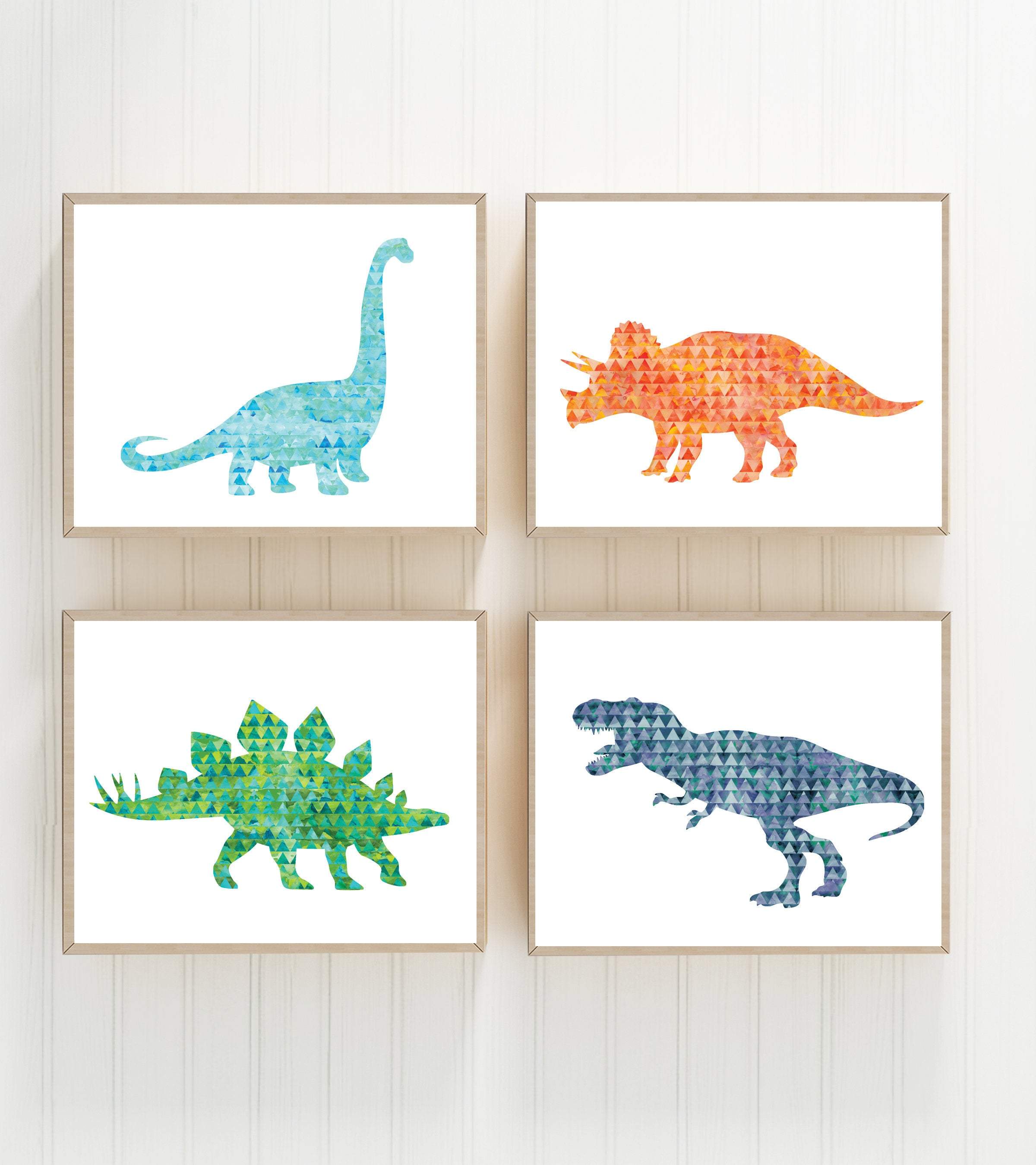 8x10 Dinosaur prints boys room - Dinosaur art print - Dinosaur prints nursery - Dinosaur art for nursery - Prints for boys room - Wall art -H1792 nursery art print baby nursery bedroom decor