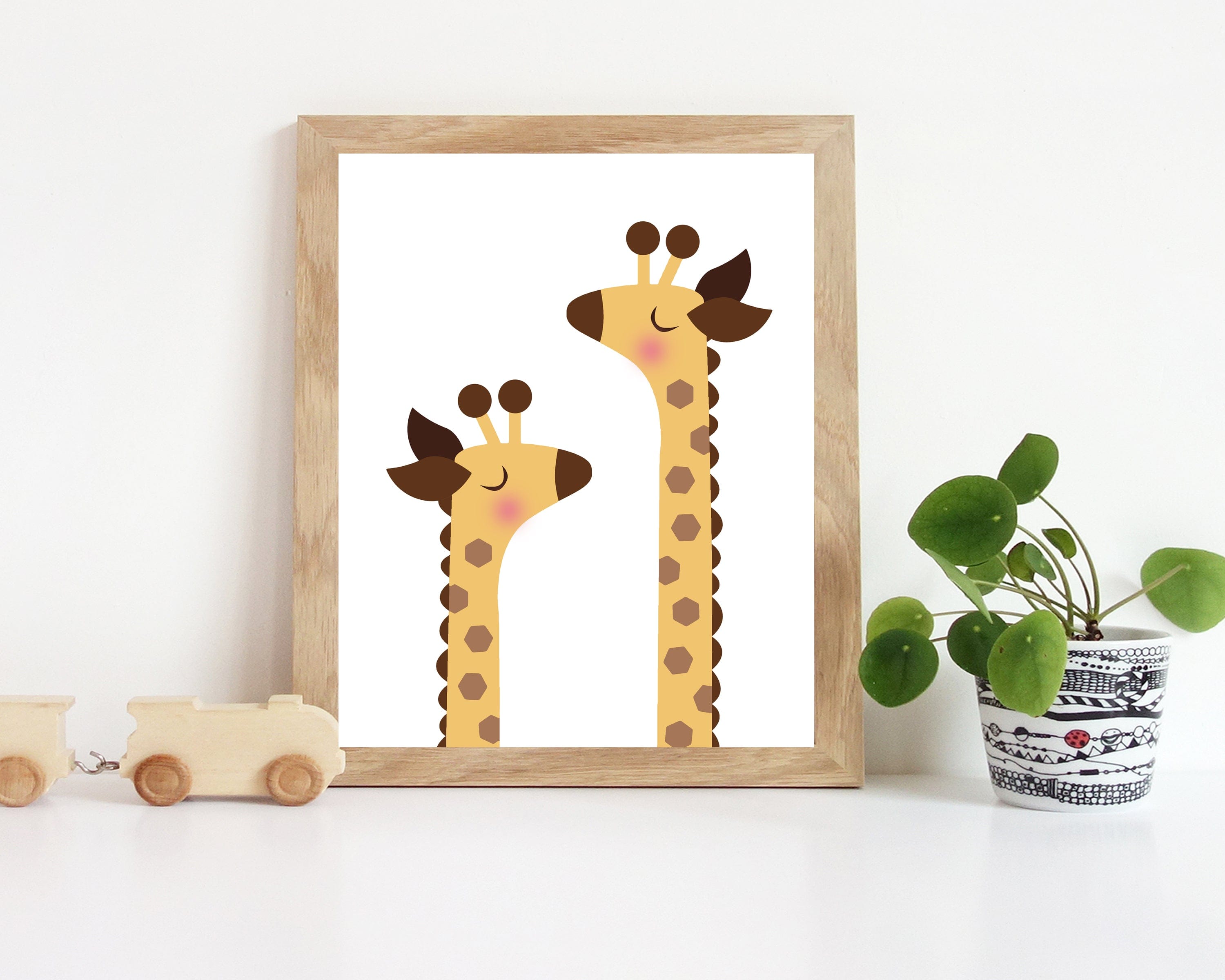 nursery art print baby nursery bedroom decor Giraffe nursery art - Giraffe print - Giraffe nursery decor - Giraffe wall art - Gender neutral nursery decor - Printable nursery art -H1711