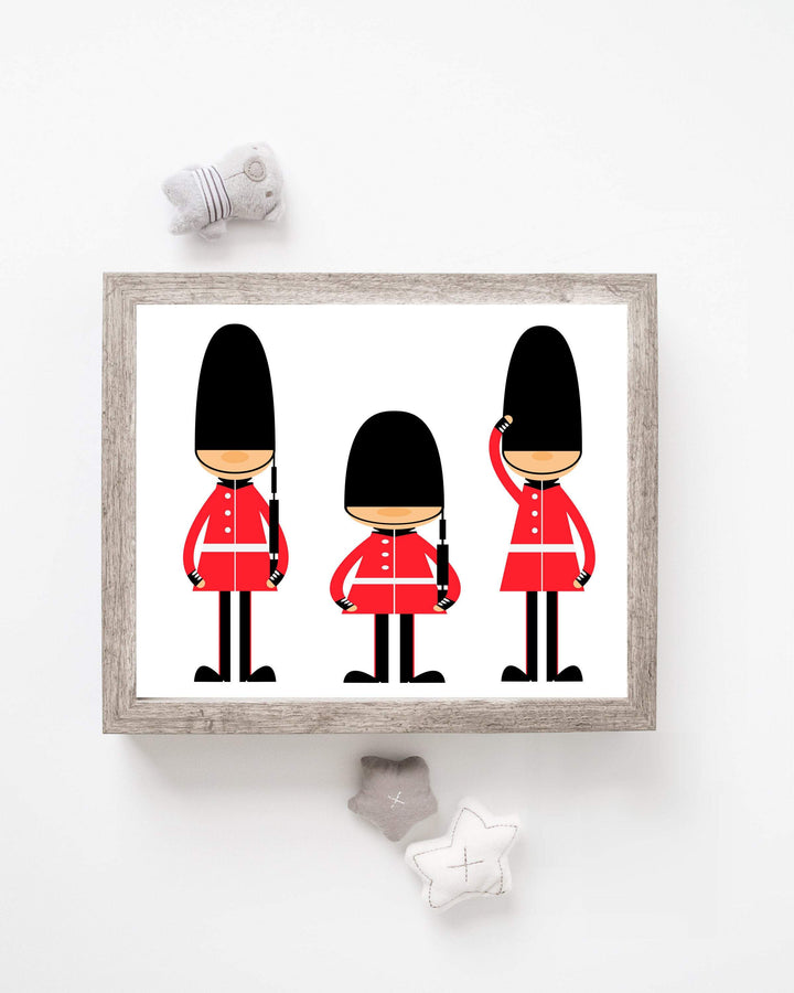 8x10 Toy Soldiers Nursery Art Print | English Guards Nursery Wall Print nursery art print baby nursery bedroom decor