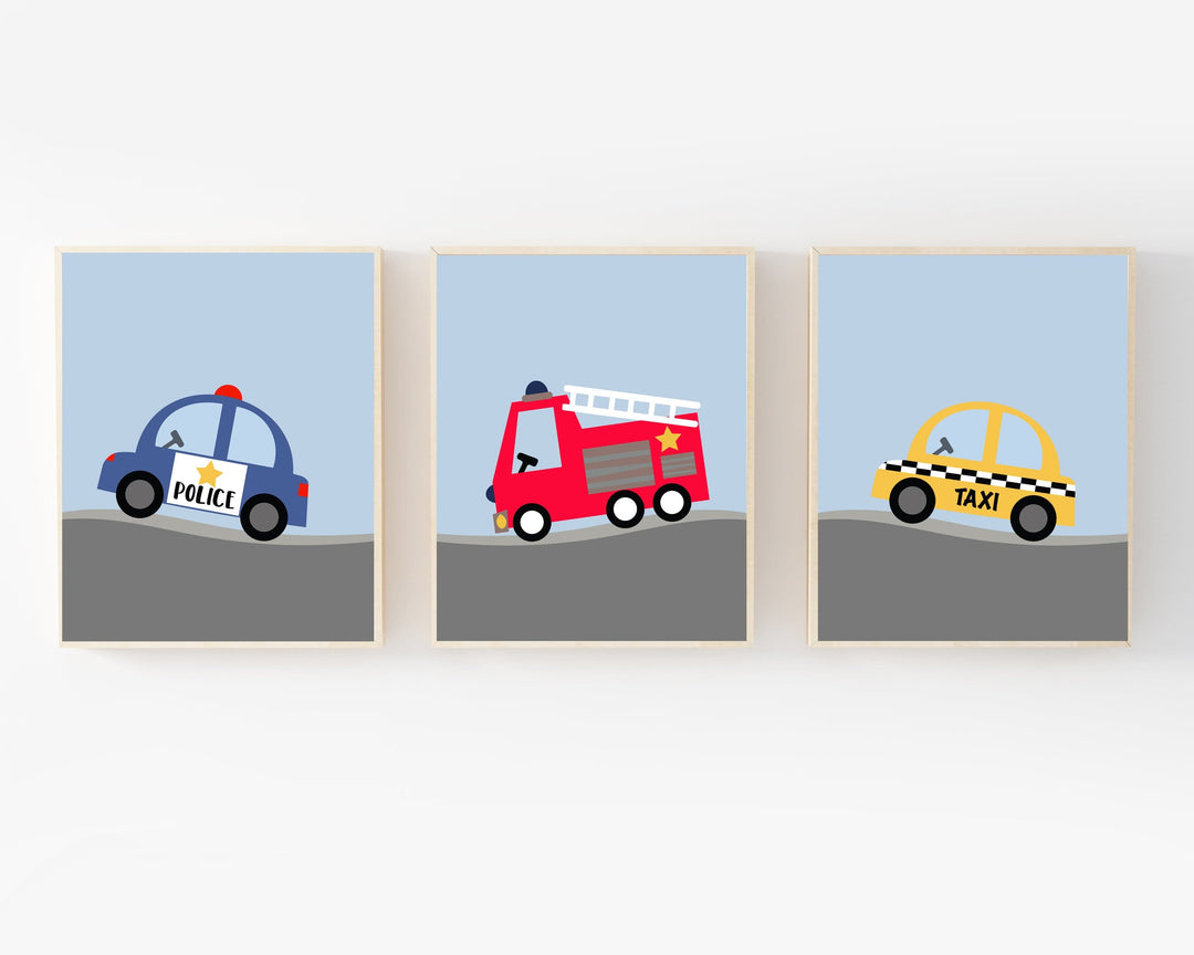 8x10 Transportation wall art - Baby boy room decor - Boy art print - Printable Boy nursery wall art - Car art print - Boy gift ideas - H2099 nursery art print baby nursery bedroom decor