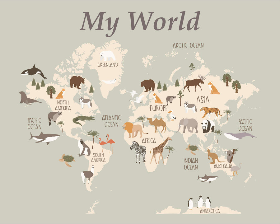 world-map-wall-art-world-map-decor-wiht-animals-kids-room-map-hop