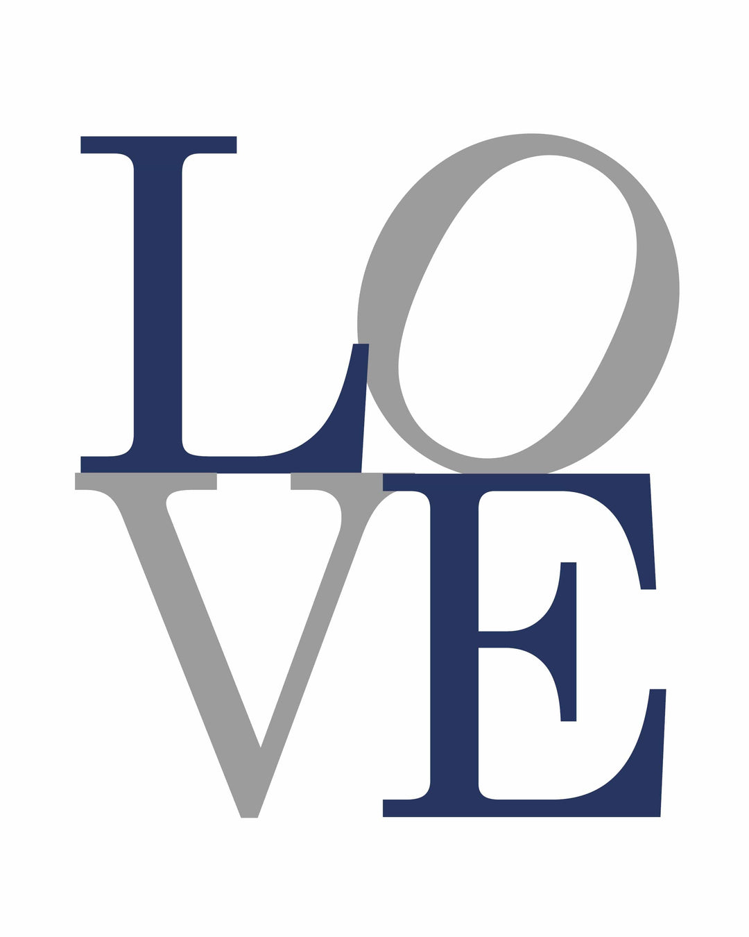 Baby Elephant Nursery Wall Art. Baby Boy Nursery Art. Suits Navy and Gray Nursery Decor. Includes Elephants and Love Art Print - H1111 nursery art print baby nursery bedroom decor