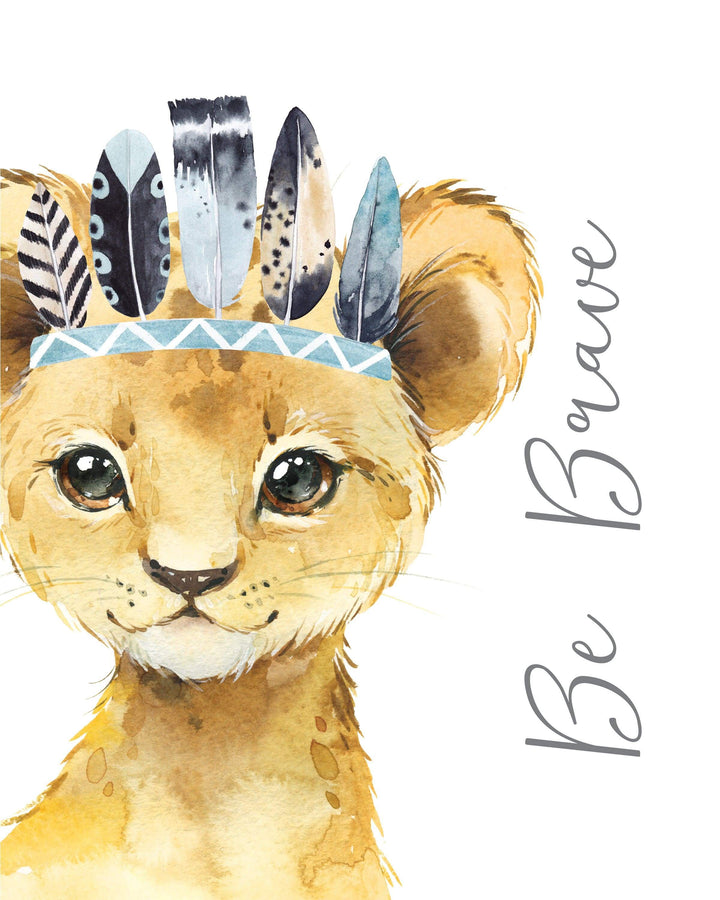 Baby safari animal nursery - Tribal nursery decor - Boys nursery prints - Boy safari nursery - Safari animal prints - Boys room wall art nursery art print baby nursery bedroom decor