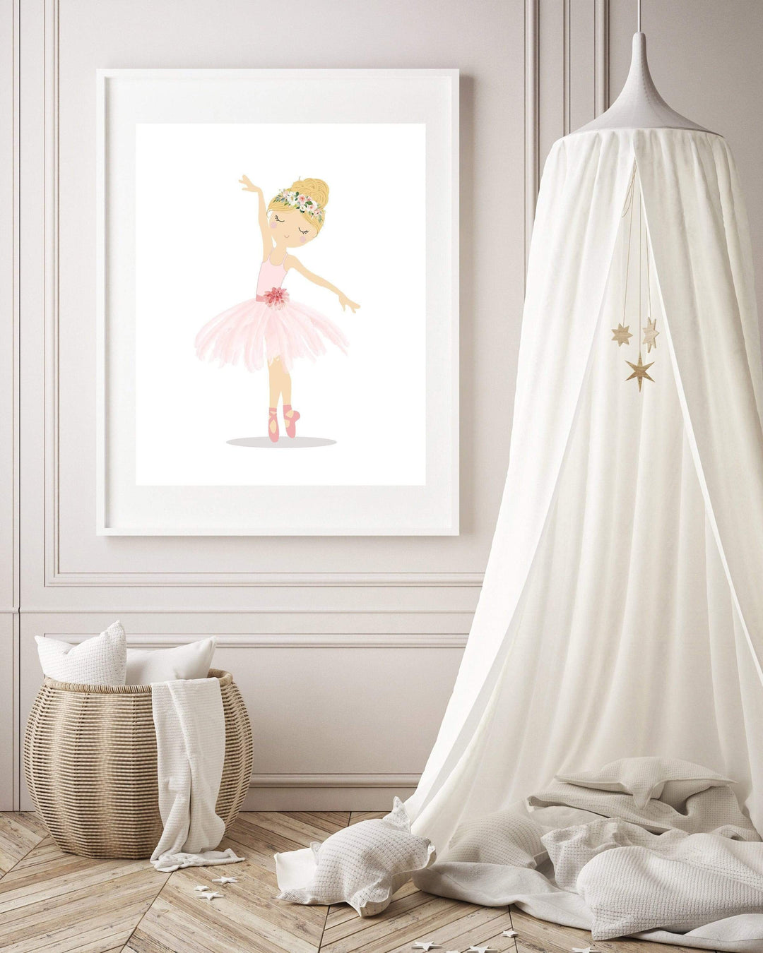 Ballerina art print - Ballerina wall art - Printable ballerina - Ballerina room decor - Little ballerina - Ballet gifts - Watercolor dancer nursery art print baby nursery bedroom decor