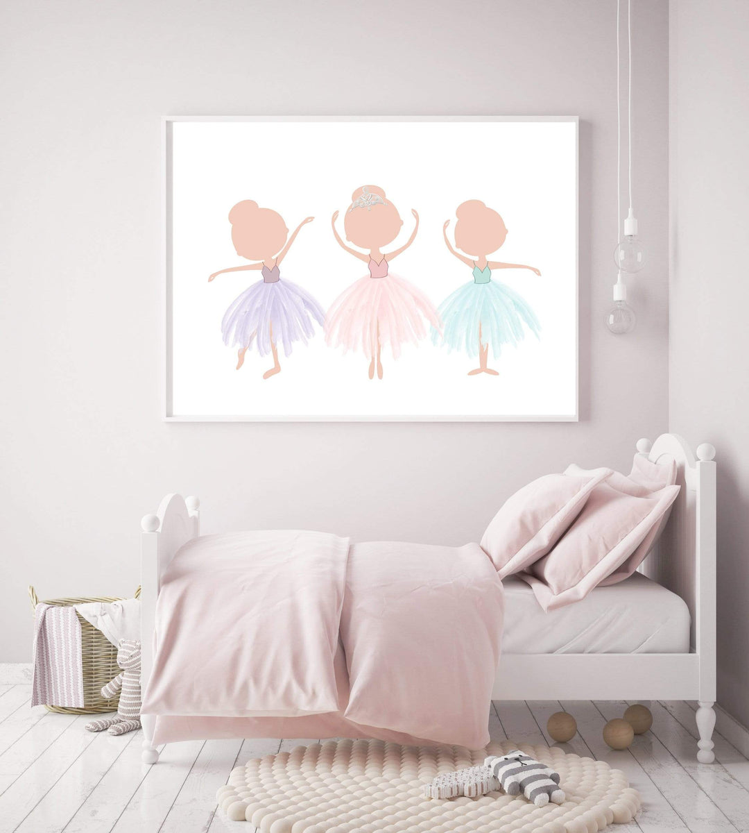 Ballet Dancer Gift - Ballet Art Print - Ballerina Walll Art - Ballerina Art Print - Ballerina Watercolor Print - Ballet Decor -  H1652 nursery art print baby nursery bedroom decor
