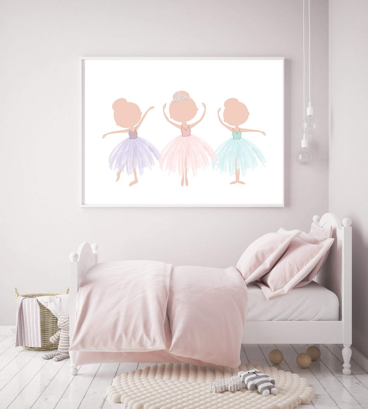 Ballet Dancer Gift - Ballet Art Print - Ballerina Walll Art - Ballerina Art Print - Ballerina Watercolor Print - Ballet Decor -  H1652 nursery art print baby nursery bedroom decor