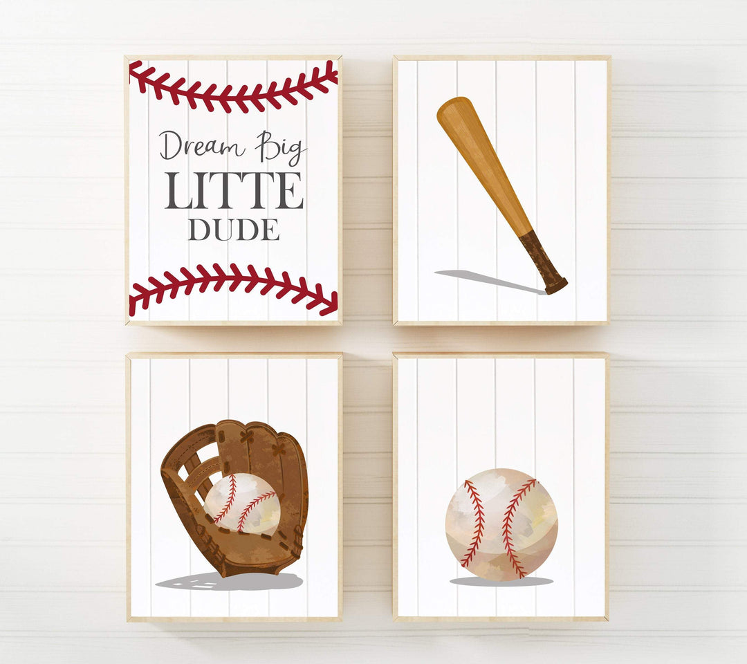 Baseball nursery wall art | Baseball wall art | Boys sport room decor nursery art print baby nursery bedroom decor