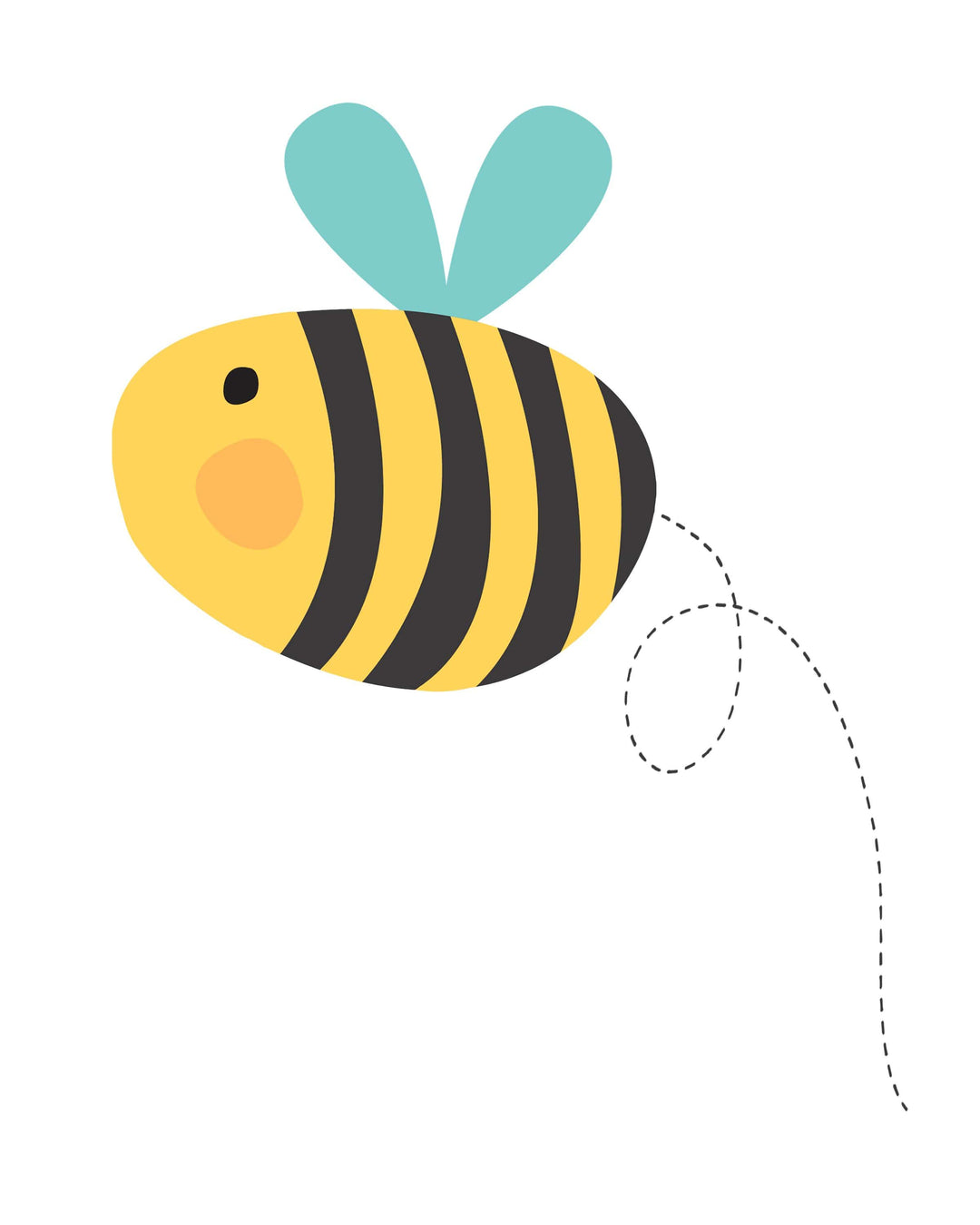 Bear and Bee Nursery Art - Honey bee nursery decor - Bumble bee wall art - Bee nursery printable - Honey bear print - Baby boy nursery print nursery art print baby nursery bedroom decor