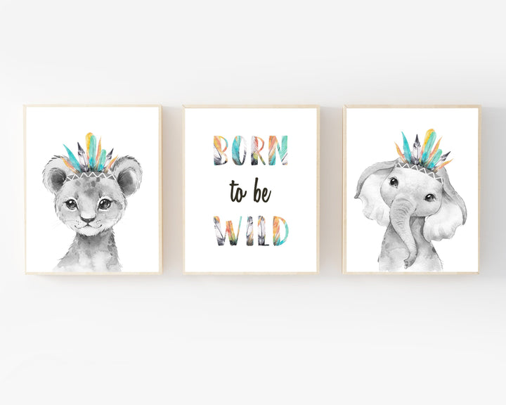 Born to be wild print - Boys nursery prints - Born to wild nursery decor - Quotes for boys room - Printable quotes wall art - Nursery quotes nursery art print baby nursery bedroom decor