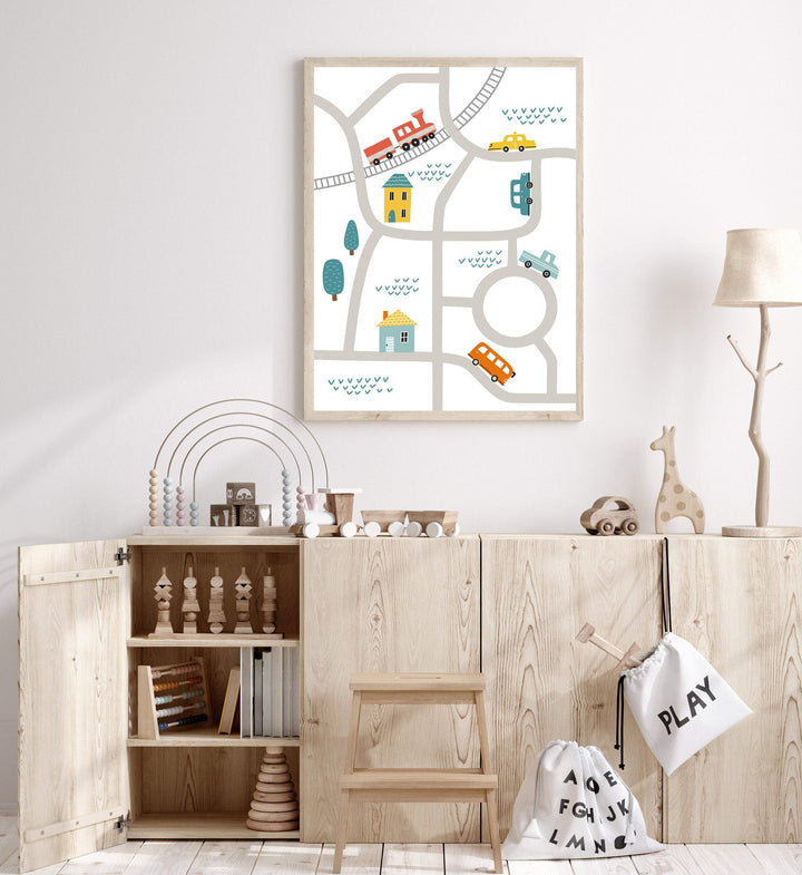 Cars print - Boys nursery decor - Cars and truck print - Transportation wall art - Boy room decor - Car art print - Modern boys wall art nursery art print baby nursery bedroom decor