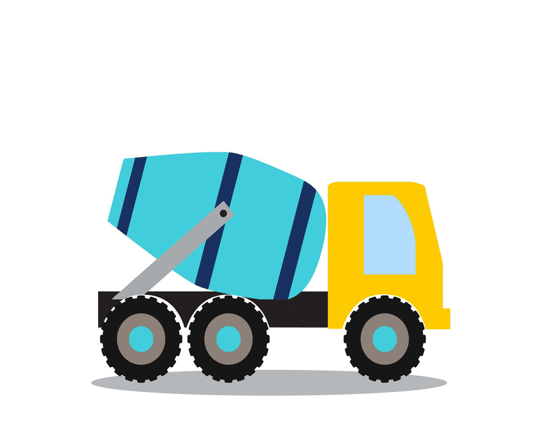 Construction nursery decor - Boy wall art - Truck nursery prints - Construction trucks - Boy toddler gift - Truck print - Toddler bedroom nursery art print baby nursery bedroom decor