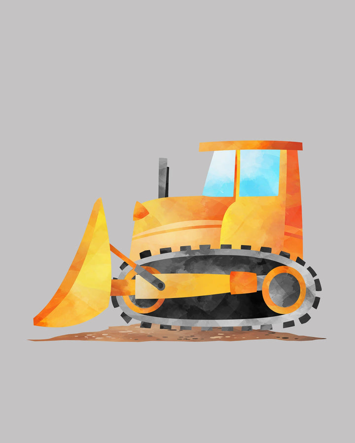 Construction prints - Truck wall art - Construction poster - Baby boy nursery - Truck prints for boys room - Truck print nursery - H2063 nursery art print baby nursery bedroom decor