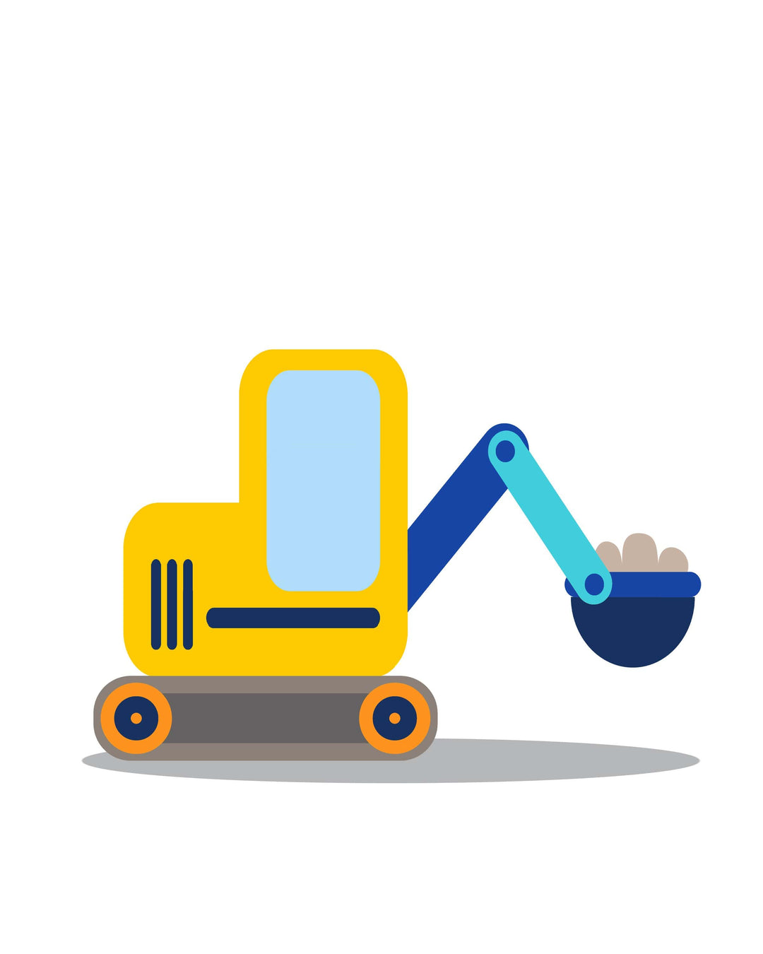 Construction vehicle prints - Truck prints - Vehicle prints - Boys bedroom decor - Construction nursery decor - Truck wall art - Boys room nursery art print baby nursery bedroom decor