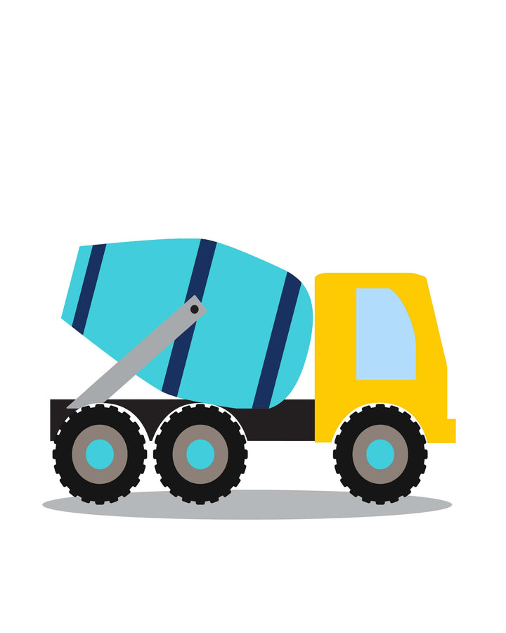 Construction vehicle prints - Truck prints - Vehicle prints - Boys bedroom decor - Construction nursery decor - Truck wall art - Boys room nursery art print baby nursery bedroom decor
