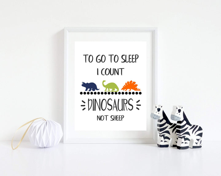 Dinosaur Nursery Wall Art - Dinosaur Quote - Kids Room Art nursery art print baby nursery bedroom decor