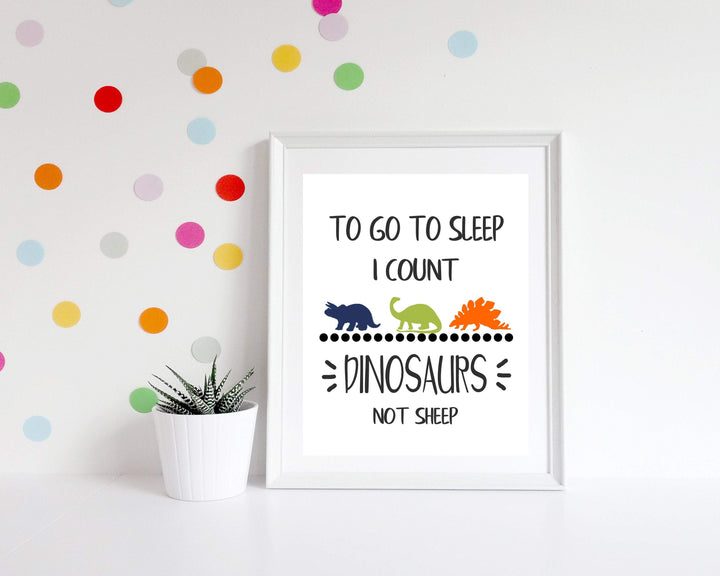 Dinosaur Nursery Wall Art - Dinosaur Quote - Kids Room Art nursery art print baby nursery bedroom decor