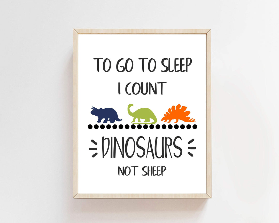 Dinosaur Nursery Wall Art - Dinosaur Quote - Kids Room Art nursery art print baby nursery bedroom decor