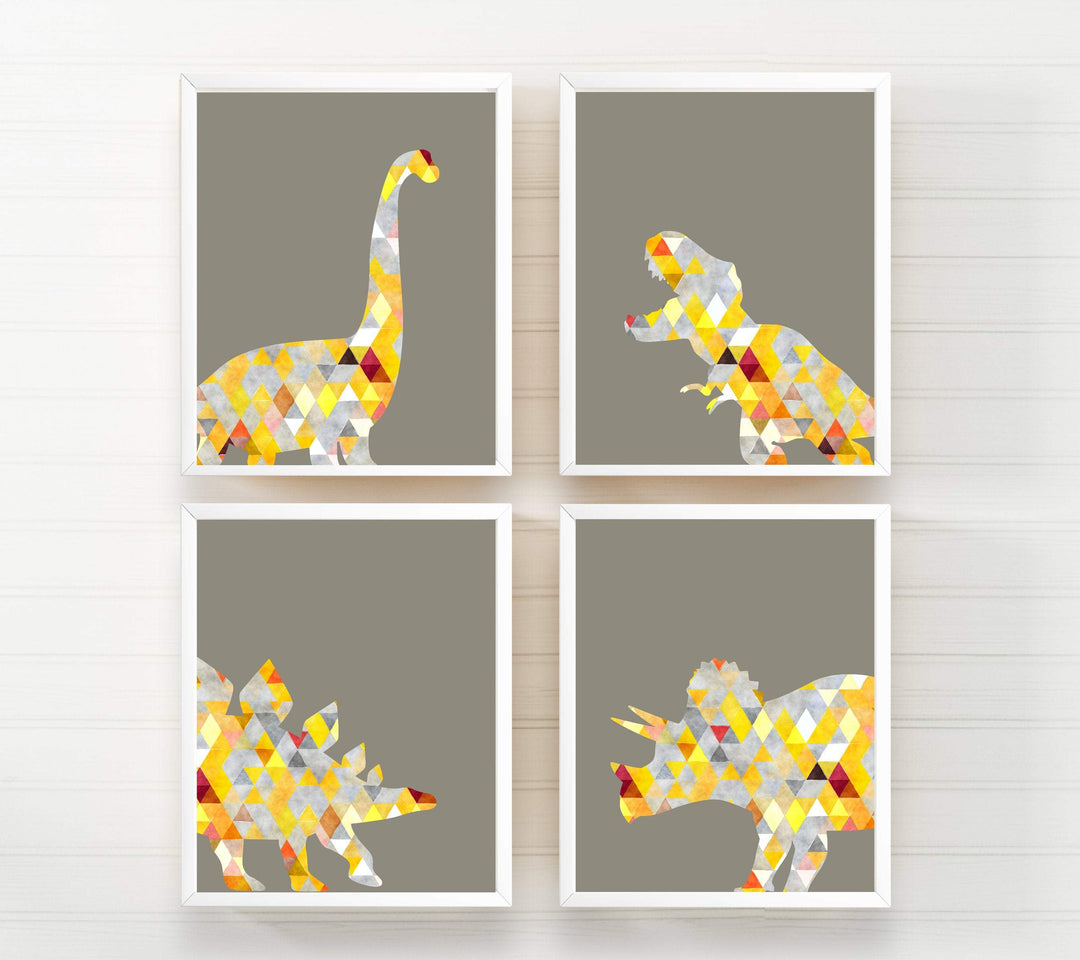 Dinosaur Pictures as Nursery wall art.  Printable Dinosaur art work. Dinosaur wall art nursery art print baby nursery bedroom decor