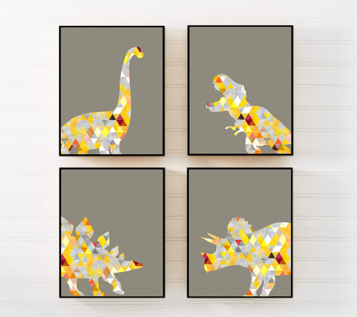 Dinosaur Pictures as Nursery wall art.  Printable Dinosaur art work. Dinosaur wall art nursery art print baby nursery bedroom decor