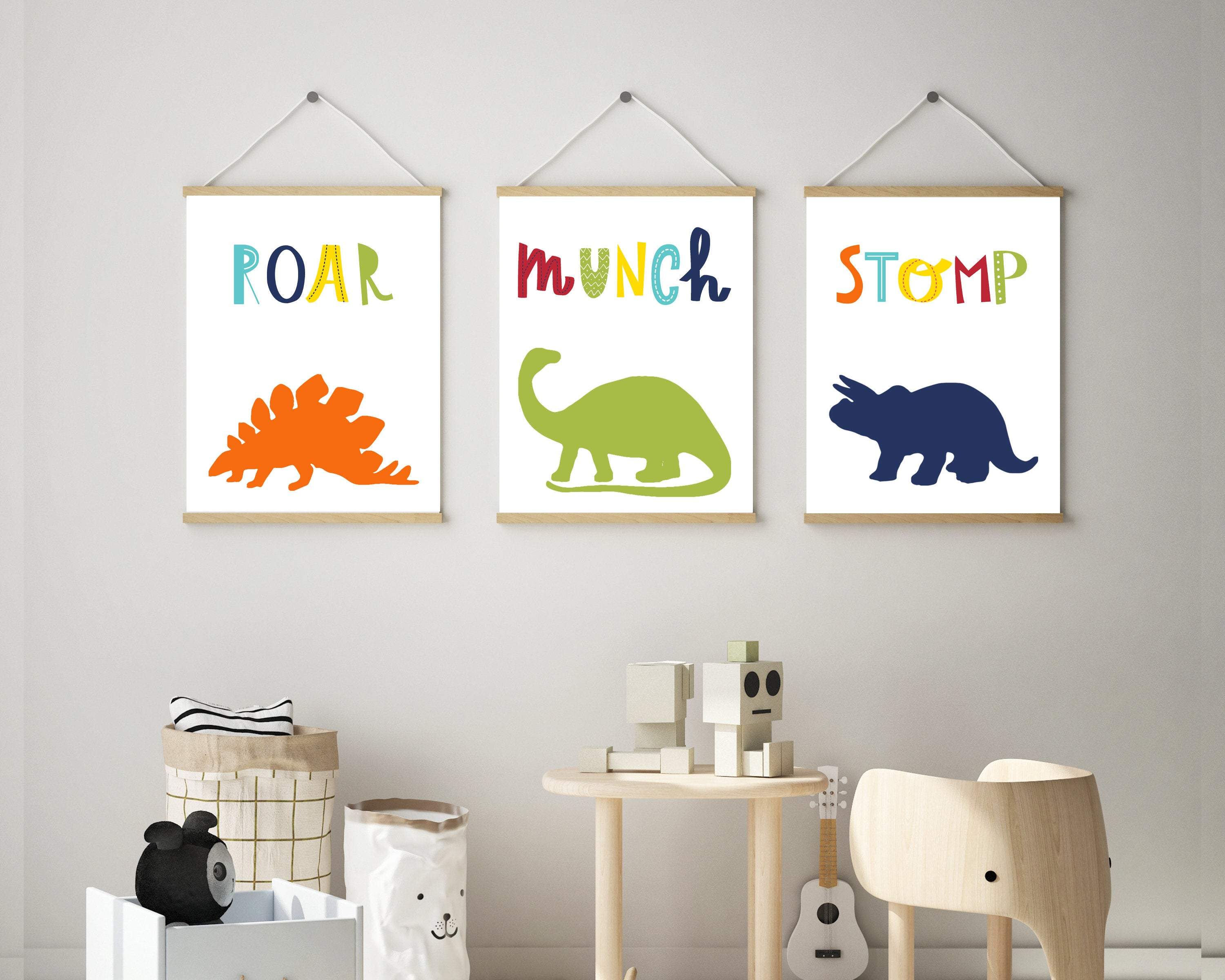 Dinosaur pictures for kids. Dinosaur wall art. Boys nursery prints nursery art print baby nursery bedroom decor